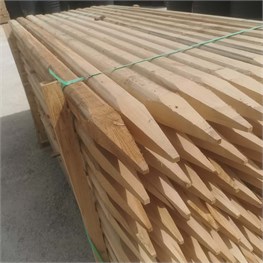 PALO CASTAGNO SEMI TORNITO Ø 9 - H 270 - CON PUNTA